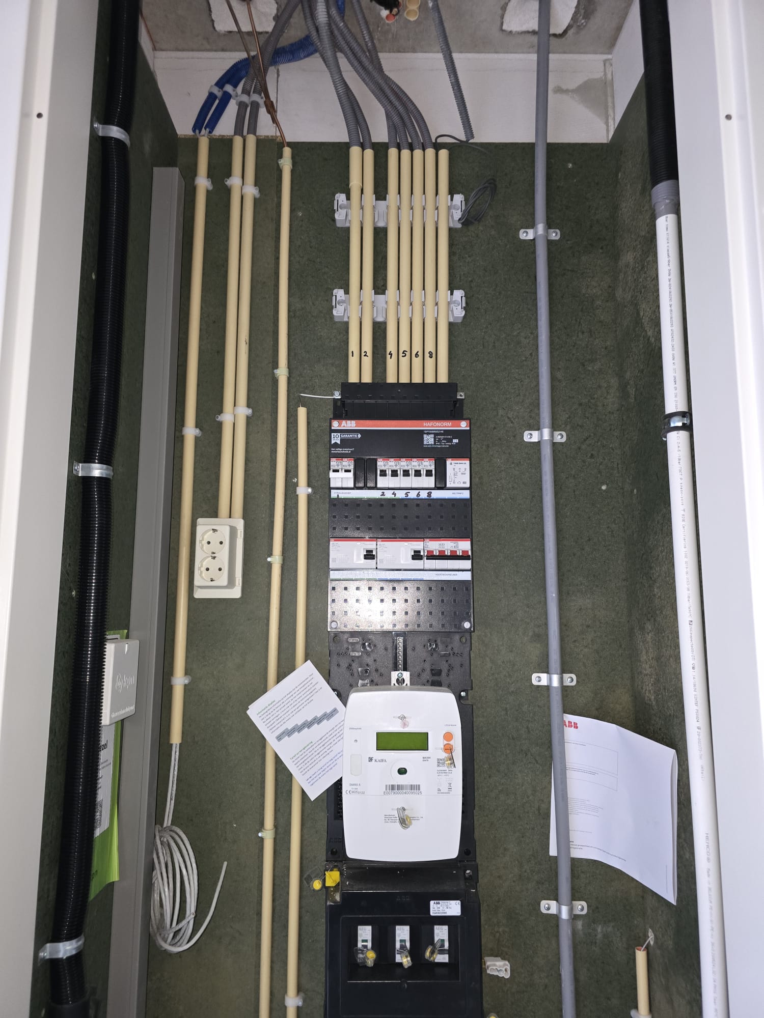 AEB Elektro - Meterkast installatie nieuwbouwproject